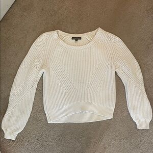 Banana Republic Cream Knit Sweater